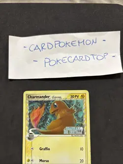 Pokemon Card Charmander 49/100- Ex GuardianideiCristalli - Ita-Holo-Stamped- Exc - Image 2