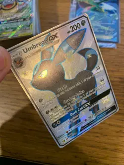 LP! Umbreon GX (SV69/SV94) Hidden Fates Shiny Vault Full Art Holo Pokemon Card! - Image 3