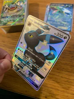 LP! Umbreon GX (SV69/SV94) Hidden Fates Shiny Vault Full Art Holo Pokemon Card! - Image 4