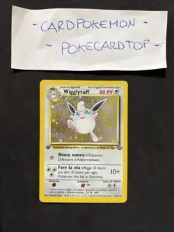 Pokemon Card Wigglytuff 16/64 1ST-Jungle - Ita-Holo-Good! - Image 1