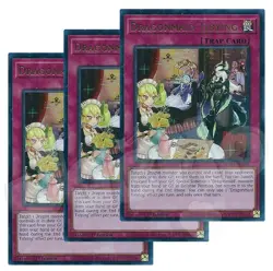 Yugioh Dragonmaid Tidying x 3 - 1st Edition Ultra Rare NM - Free Holo Card - Image 1