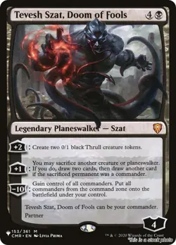 Tevesh Szat, Doom of Fools [LIST - 153/361] - NM [] TCG MTG - Image 1