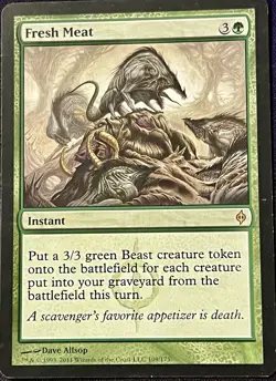 Fresh Meat - New Phyrexia - MTG Magic - LP - Rare - Image 1