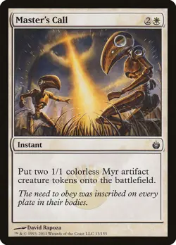 Master's Call [Mirrodin Besieged] Magic MTG - Image 1
