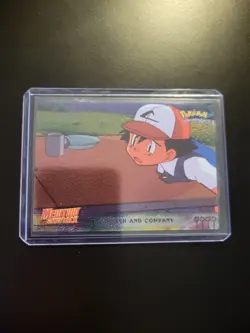 Holo #9 ASH AND COMPANY Topps Pokemon Card Mewtwo Strikes Back - Image 2