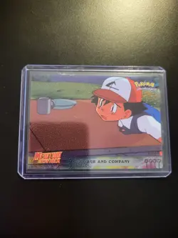 Holo #9 ASH AND COMPANY Topps Pokemon Card Mewtwo Strikes Back - Image 3