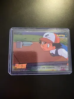 Holo #9 ASH AND COMPANY Topps Pokemon Card Mewtwo Strikes Back - Image 5