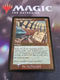 Mtg. Urza's Blueprints. Foil Retro Frame. Dominaria Remastered. Nm - Image 1