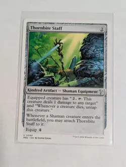 Thornbite Staff (White Border) Mystery Booster 2 Regular - Image 1