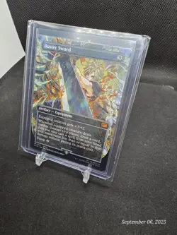 Buster Sword Artifact Equipment Borderless Final Fantasy Mythic Rare 351 NM - Image 2