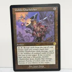 GOBLIN CHARBELCHER 18 THE BROTHERS' WAR: RETRO FRAME ARTIFACTS MTG LP - Image 1