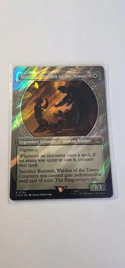 Boromir, Warden of the Tower (Showcase) (Surge) R UB: LTR: Tales ME 794 NM Foil - Image 1