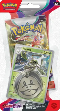 Pokemon TCG: Scarlet & Violet Spidops & Espathra Promo Booster Pack Bundle (2) - Image 2