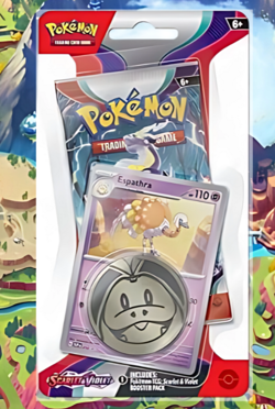 Pokemon TCG: Scarlet & Violet Spidops & Espathra Promo Booster Pack Bundle (2) - Image 3