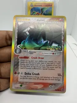 Pokemon TCG Tyranitar EX Delta Species 16/113 Reverse Holo Rare STAMP~CLEAN! NM - Image 3