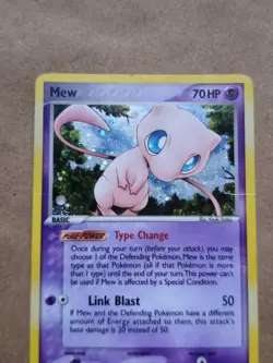Pokemon Mew #10/92 Holo Rare - 2006 EX Legend Maker Set - HP (Damaged) Condition - Image 3