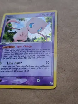 Pokemon Mew #10/92 Holo Rare - 2006 EX Legend Maker Set - HP (Damaged) Condition - Image 4