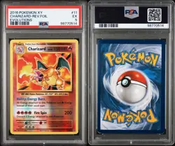 PSA 5 Charizard 11/108 XY Evolutions Reverse Holo Pokemon Slab - Image 3