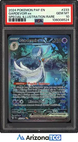 Pokemon 2024 Gardevoir ex 233/091 Full Art SIR Paldean Fates GEM MINT PSA 10 - Image 1