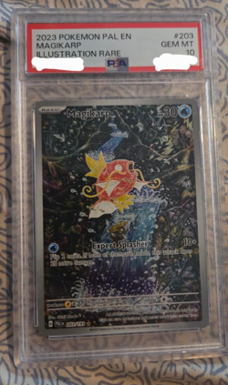 Magikarp #203 Pokemon Paldea Evolved, PSA 10 - Image 1