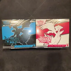 Pokemon Black Bolt and White Flare Elite Trainer Box ETB Set of 2 FACTORY SEALED - Image 1