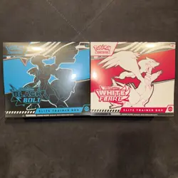 Pokemon Black Bolt and White Flare Elite Trainer Box ETB Set of 2 FACTORY SEALED - Image 2