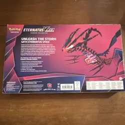 Pokemon Eternatus VMAX Premium Collection Kit Promo Pin Oversized Card English - Image 2