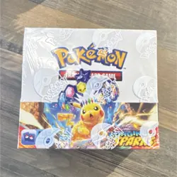 Pokemon TCG Scarlet & Violet Surging Sparks Booster Box Pikachu Latias English - Image 1