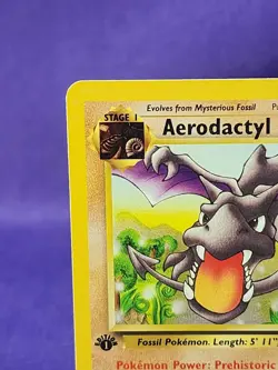 1999 Pokemon Fossil 1 Aerodactyl-1st Edition Non Holo- - Image 2
