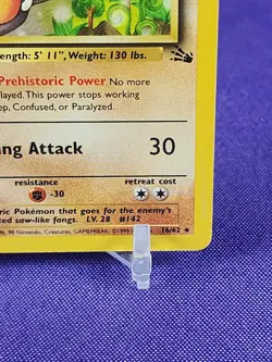 1999 Pokemon Fossil 1 Aerodactyl-1st Edition Non Holo- - Image 4