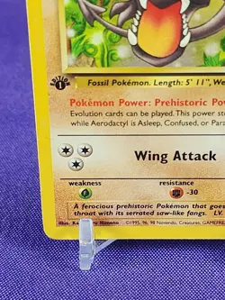1999 Pokemon Fossil 1 Aerodactyl-1st Edition Non Holo- - Image 5