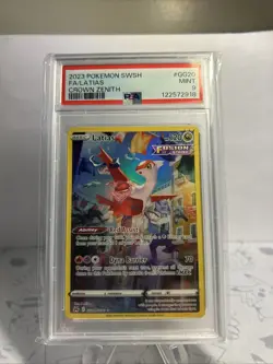 2023 POKEMON SWORD & SHIELD CROWN ZENITH #GG20 FULL ART/LATIAS PSA 9 - Image 2