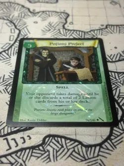 “Potions Project” Foil Harry Potter TCG Trading Card By Wizards Of The Coast NM - Image 2