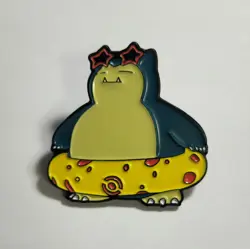 Official Pokemon TCG Pin – Snorlax – Authentic – Collectible - Summer Time - Image 1