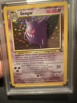 PSA 4 1999 Fossil Gengar Holo 5/62 Holo Foil WOTC Pokemon Unlimited - Image 5