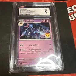 The Pokemon Company Ceruledge CGC 9 040/091 Pokemon day promo Card - Image 1