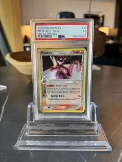 Pokemon Mewtwo 12/113 Delta Species Holo PSA 5 - Image 1