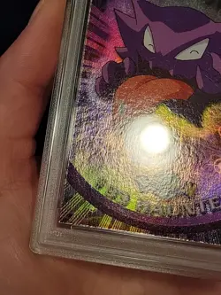 Haunter RAINBOW FOIL Topps Pokemon Tv Animation Edition Series 2 Blue - PSA 5 - Image 3