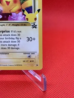 Birthday Pikachu 24/53 Holo Rare 25th Celebrations Classic - Pokemon Card - Image 2