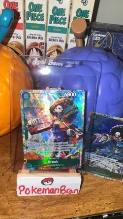 One Piece TCG Brook Alternate Art OP15-032 Adventure onKami's Island + Brook SR - Image 2