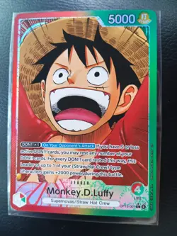 One Piece CCG Monkey D Luffy Alternative Art Leader OP13-001 English MINT 💎💎💎 - Image 1