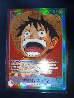 One Piece CCG Monkey D Luffy Alternative Art Leader OP13-001 English MINT 💎💎💎 - Image 2