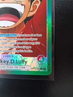 One Piece CCG Monkey D Luffy Alternative Art Leader OP13-001 English MINT 💎💎💎 - Image 4