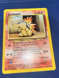 cyndaquil Neo Genesis Pokemon Card 57/111 lightly played - Image 2