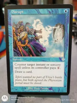 MTG Invasion Disrupt #51 Regular EX/NM Condition - Image 1