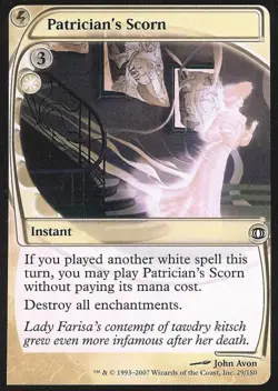 Patrician's Scorn - Light Play MTG Futuresight - Image 1