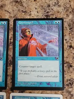 Counterspell 4x MtG Seventh Edition 7th & Tempest SP/NM Playset - Image 4