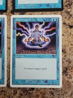Counterspell 4x MtG Seventh Edition 7th & Tempest SP/NM Playset - Image 5