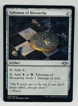 MTG Talisman of Hierarchy Modern Horizons Regular - Image 1
