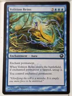 Volition Reins - Scars of Mirrodin - Magic the Gathering MTG Nice! - Image 1